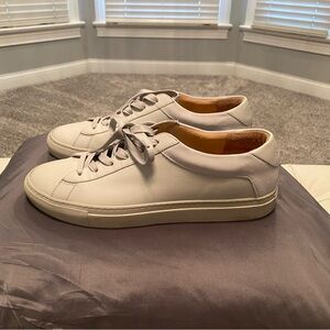 KOIO Light Gray Leather Sneakers